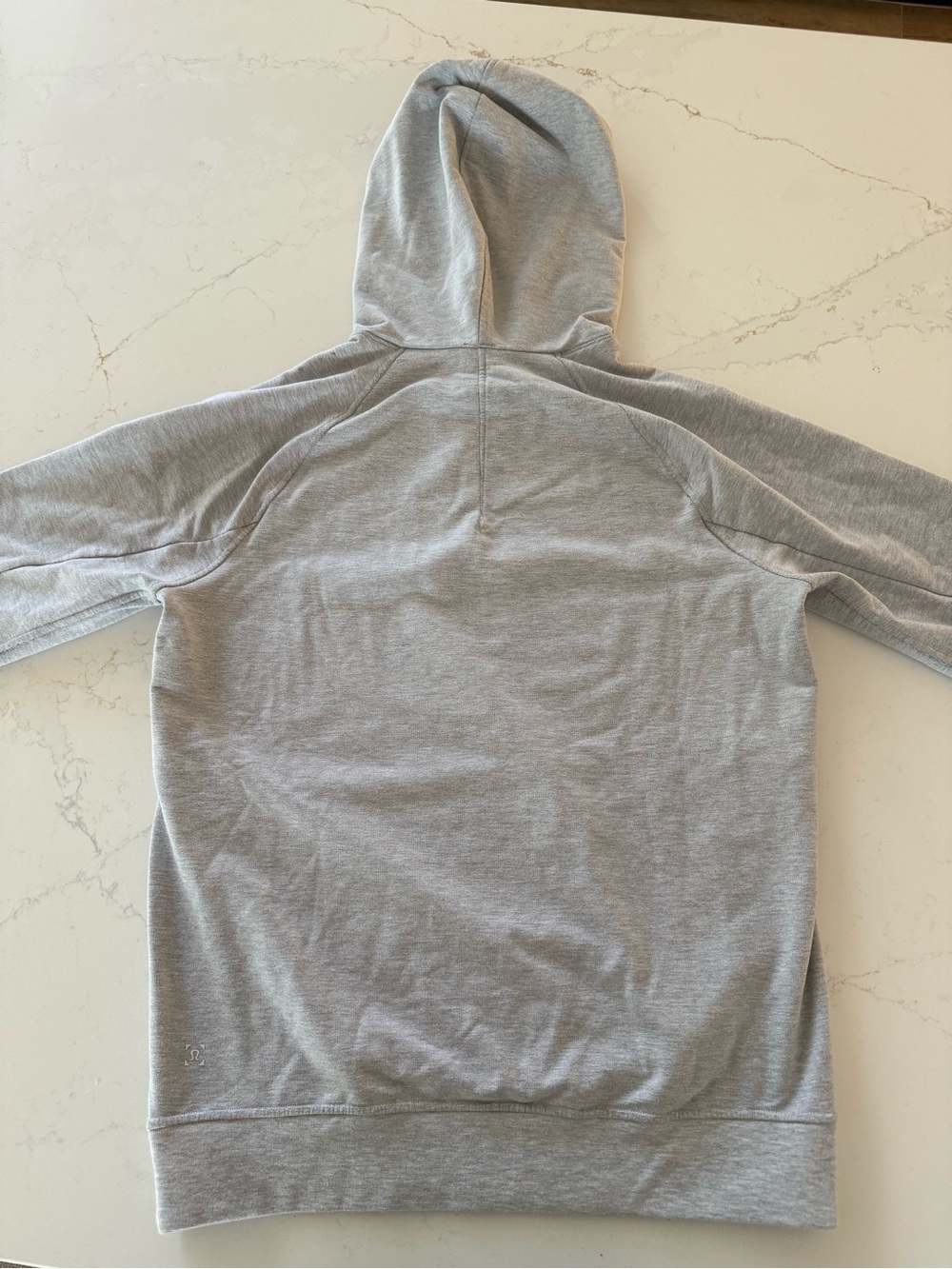 lululemon athletica Light Gray Hoodie with Black Lining - Picture 2 of 8